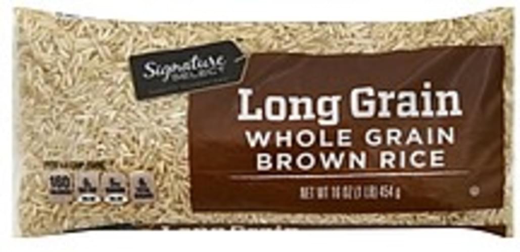 Signature Select Whole Grain, Long Grain Brown Rice - 16 oz