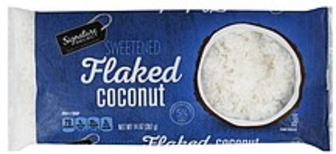 Signature Select Sweetened, Flaked Coconut 14 oz, Nutrition