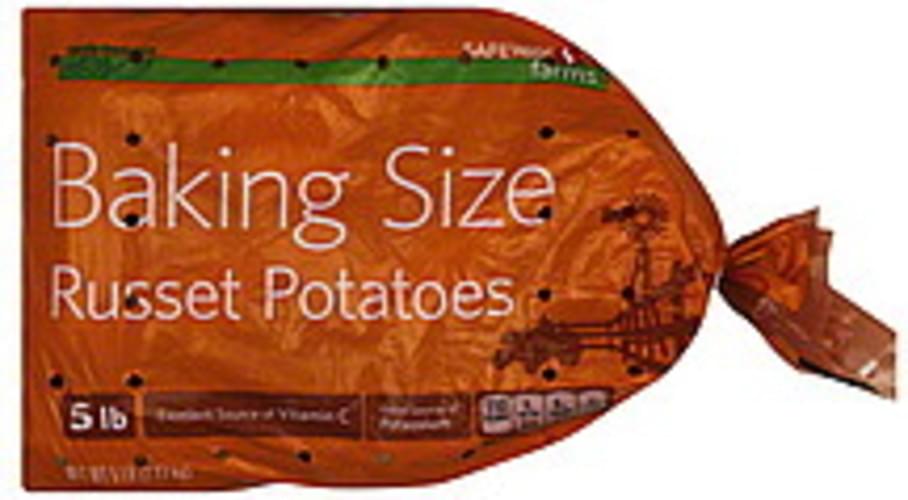 Safeway Russet, Baking Size Potatoes - 5 lb