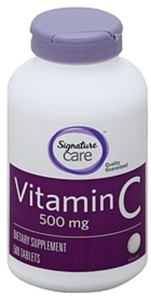 Signature 500 mg, Tablets Vitamin C - 500 ea