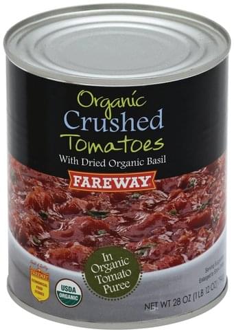 Fareway Crushed, Organic Tomatoes - 28 oz