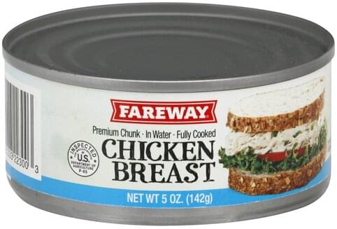 Fareway Premium, Chunk in Water Chicken Breast - 5 oz
