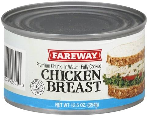Fareway Premium, Chunk in Water Chicken Breast - 12.5 oz