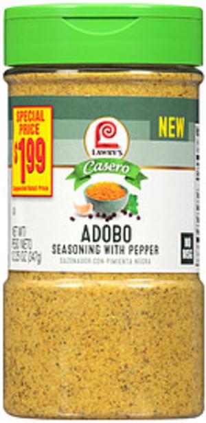 is lawry's adobo seasoning gluten free