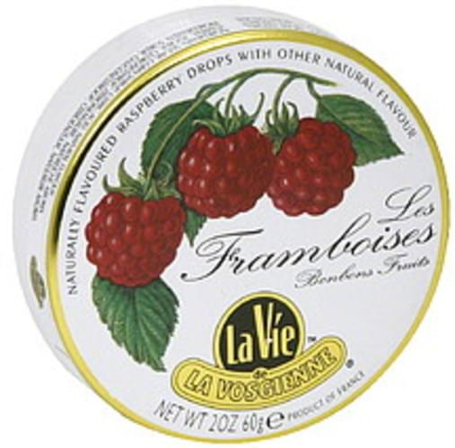 La Vosgienne Raspberry Bonbons Fruits 2 oz, Nutrition Information Innit