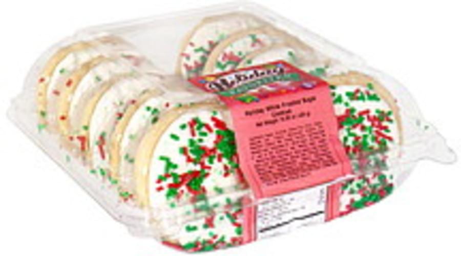 Parco Holiday White Frosted Sugar Cookies 15 oz, Nutrition