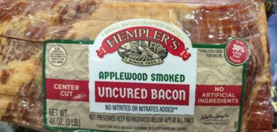 Hempler's Natural Applewood Smoked Uncured Center Cut Bacon 20 g