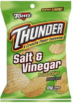 Ud over Gør det tungt Knop Toms Salt & Vinegar Potato Chips - 2.25 oz, Nutrition Information | Innit