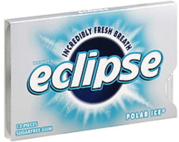 Eclipse Sugarfree, Polar Ice Gum 12 ea, Nutrition Information Innit