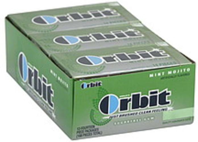 Orbit Sugarfree, Mint Mojito Gum 12 ea, Nutrition Information Innit