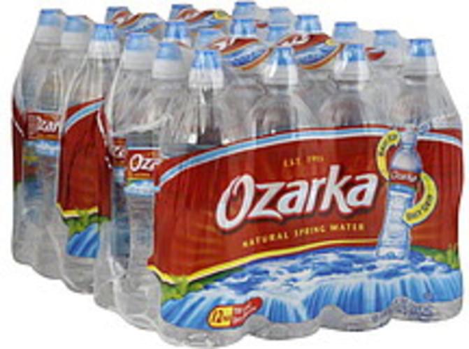 Ozarka Natural Spring Water 24 ea, Nutrition Information Innit