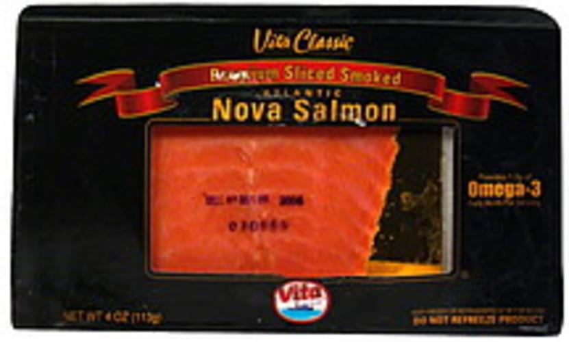 Vita Atlantic Nova Salmon 4 oz, Nutrition Information Innit