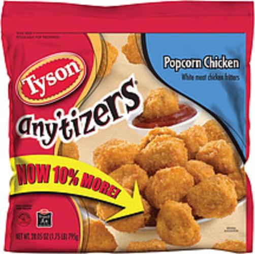 Tyson / Any'tizers Popcorn Chicken 28.05 oz, Nutrition Information