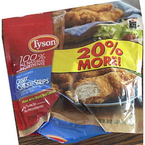Tyson Crispy Chicken Strips 84 g, Nutrition Information Innit