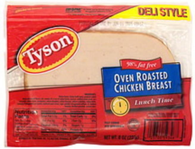 Tyson Deli Style Oven Roasted Chicken Breast 8 oz, Nutrition