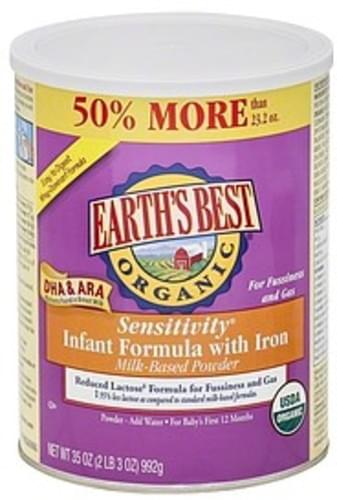 earth's best formula 35 oz