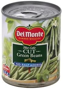 Del Monte Fancy Cut, Blue Lake Green Beans - 101 oz ...