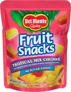 Del Monte Fruit Snacks Tropical Mix Chunks
