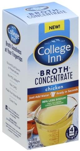 College Inn Chicken Broth Concentrate - 4 ea, Nutrition Information | Innit