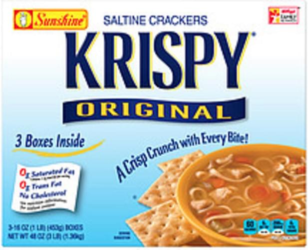 Sunshine Krispy Original Sunshine Krispy Original Saltine Crackers 48