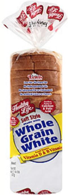 Lewis Healthy Life Whole Grain White Bread Oz Nutrition