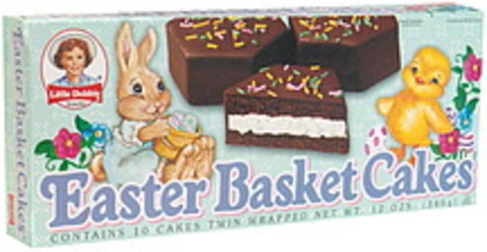 Little Debbie Easter Basket Cakes, Chocolate 10 ea, Nutrition