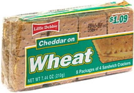 Little Debbie Sandwich Crackers Cheddar on Wheat