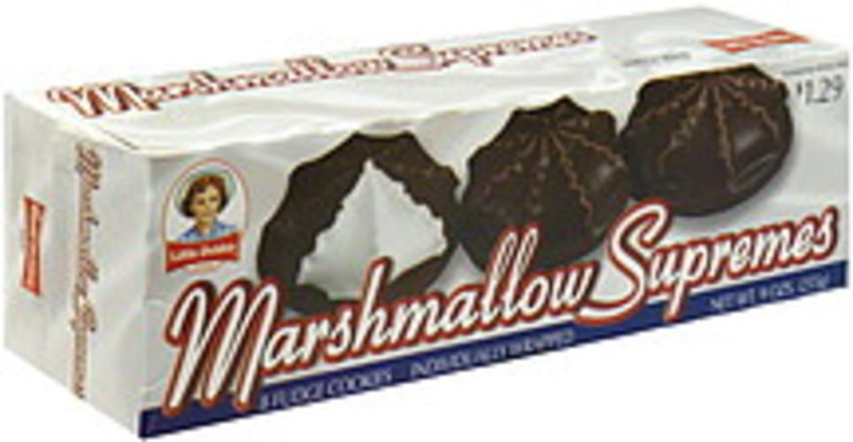 Little Debbie Fudge Cookies Marshmallow Supremes 8 ea, Nutrition