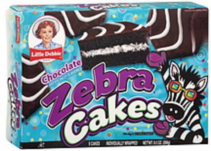 Little Debbie Chocolate Zebra Cakes 6 ea, Nutrition Information Innit