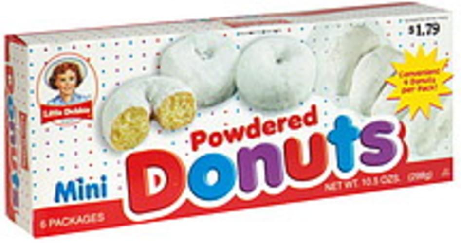 Little Debbie Mini Powdered Donuts 6 ea, Nutrition Information Innit
