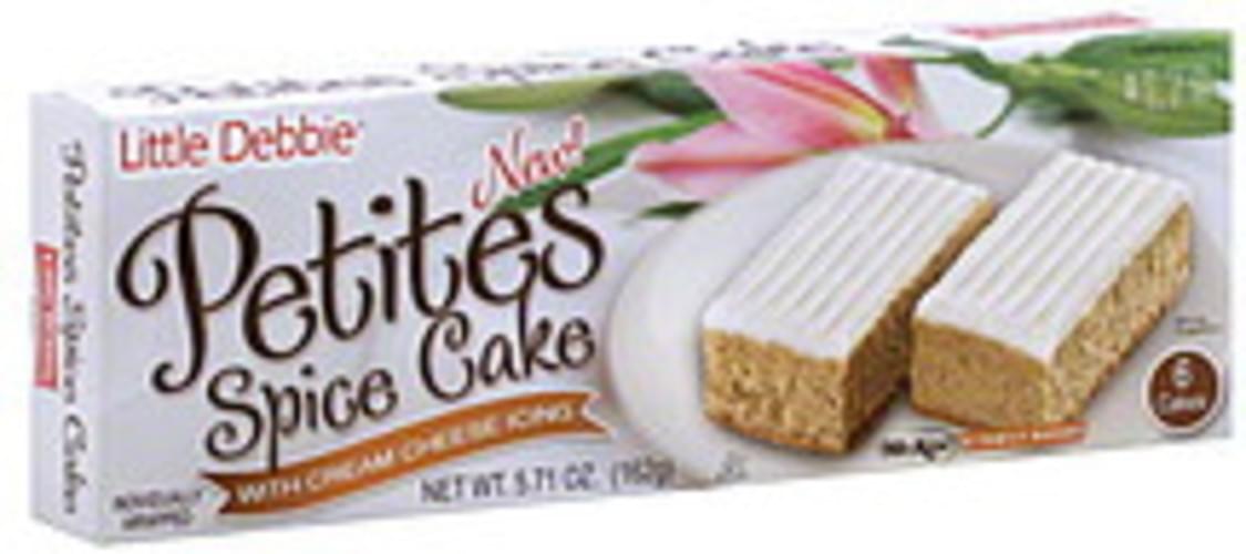 Little Debbie Petites Spice Cake 6 ea, Nutrition