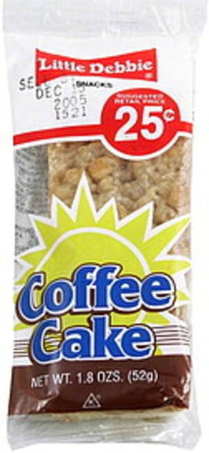 Little Debbie Coffee Cake - 1.8 oz, Nutrition Information | Innit