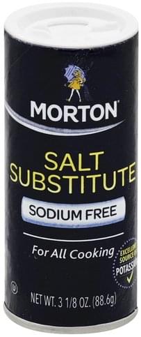 Morton Salt Substitute 3.12 Oz / Amazon.com : Nu-Salt Substitute Shaker, 3 Ounce : Nu Salt : Morton salt substitute, 3.12 oz, 2 pk.