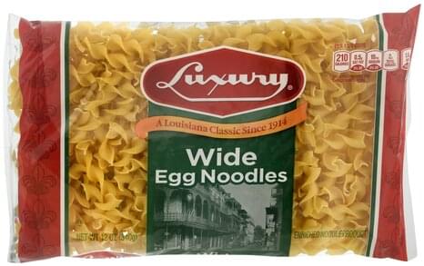 Luxury Egg, Wide Noodles - 12 oz, Nutrition Information | Innit