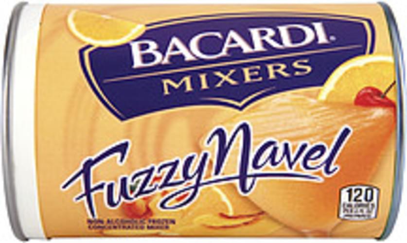 Bacardi Frozen Mixers Frozen Concentrate Fuzzy Navel 10 oz, Nutrition