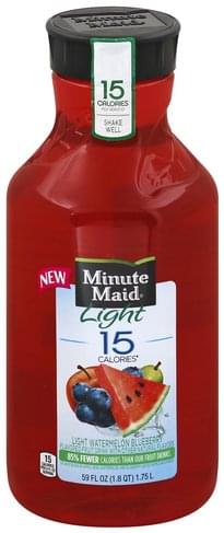 Minute Maid Light Watermelon Blueberry Flavored Fruit Drink 59