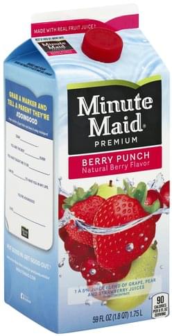Minute Maid Berry Punch 59 Oz Nutrition Information Innit