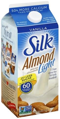 silk vanilla almond milk reviews