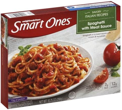 Smart Ones Spaghetti with Meat Sauce - 10.25 oz, Nutrition ...