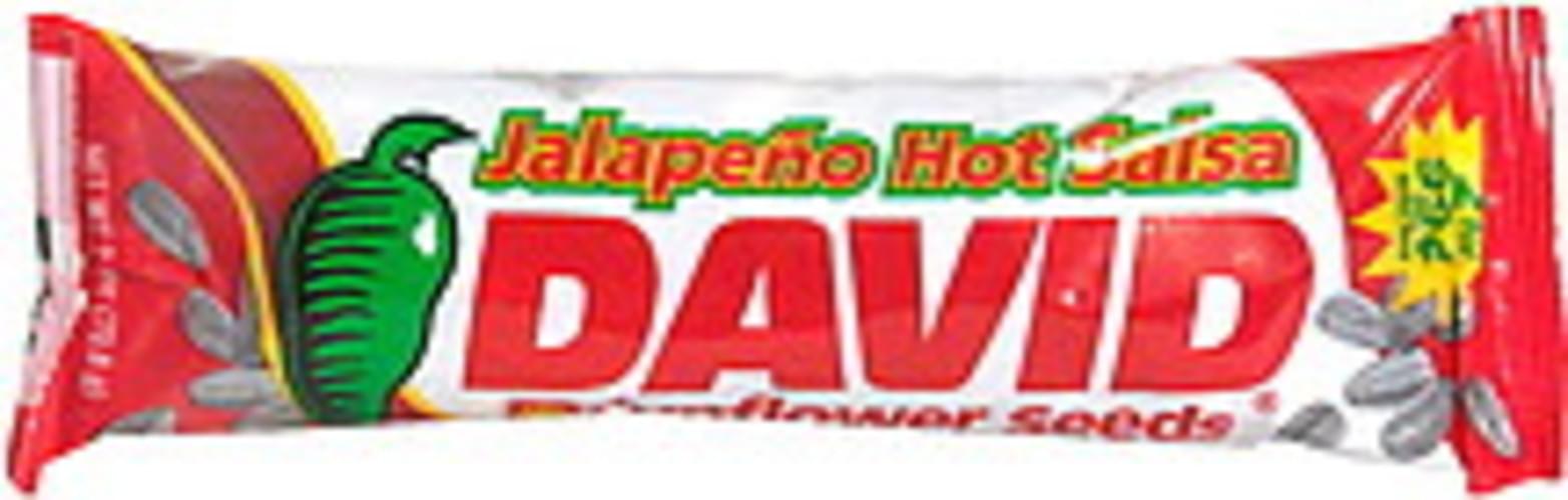 David Jalapeno Hot Salsa Sunflower Seeds 2.5 oz, Nutrition