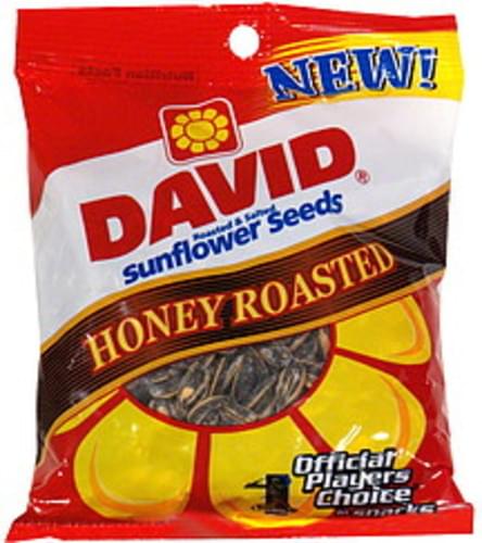 David Honey Roasted Sunflower Seeds - 5.25 oz, Nutrition ...