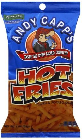 Andy Capps Hot Fries - 3 oz, Nutrition Information | Innit