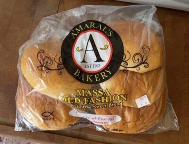 Amarals Portuguese Sweetbread 16 oz, Nutrition Information Innit