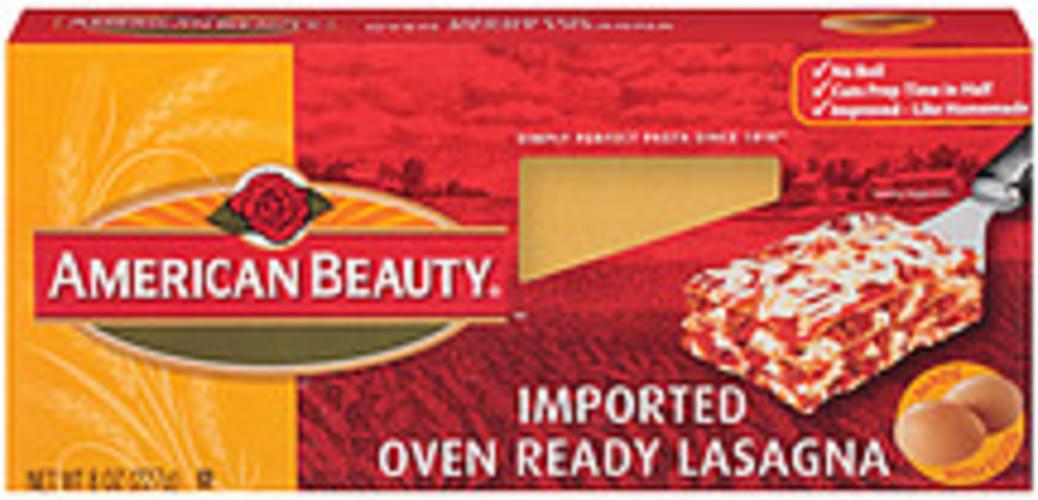 American Beauty Oven Ready Lasagna - 8 oz