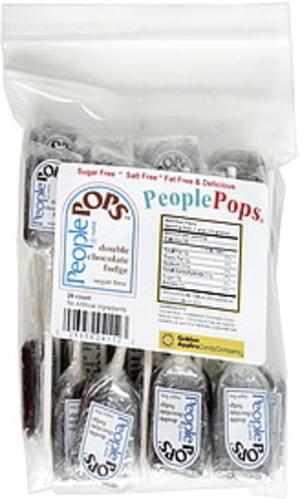 People Pops Double Chocolate Fudge, Sugar Free People Pops - 24 ea