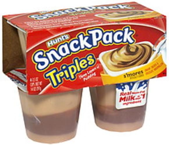Hunt S Snack Pack Pudding Nutritional Information Blog Dandk