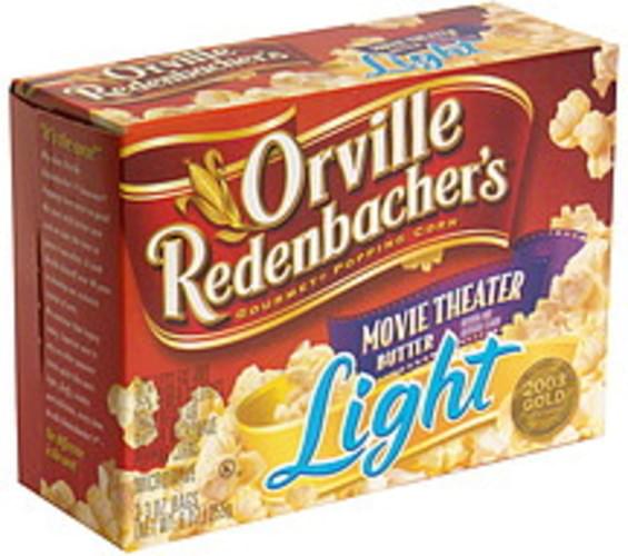 Orville Redenbachers Movie Theater Butter Gourmet Popping Corn 3 ea, Nutrition Information Innit