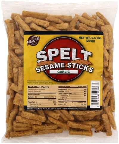 Vita Spelt Garlic Sesame Sticks - 9.5 oz