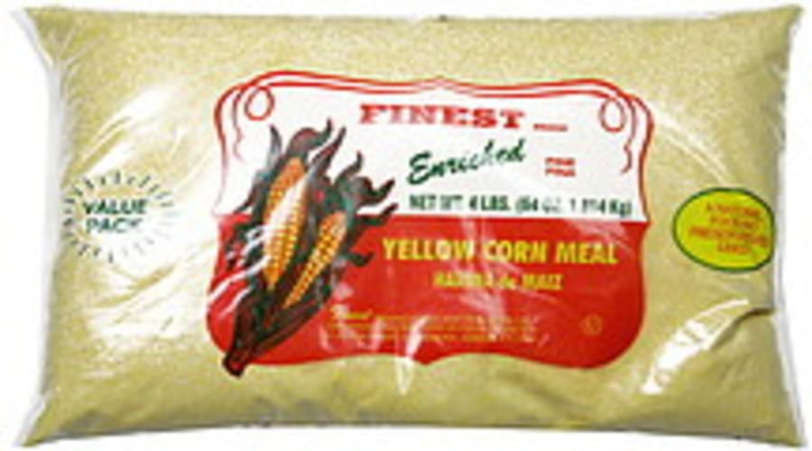 Finest Value Pack, Fine Yellow Corn Meal 64 oz, Nutrition Information