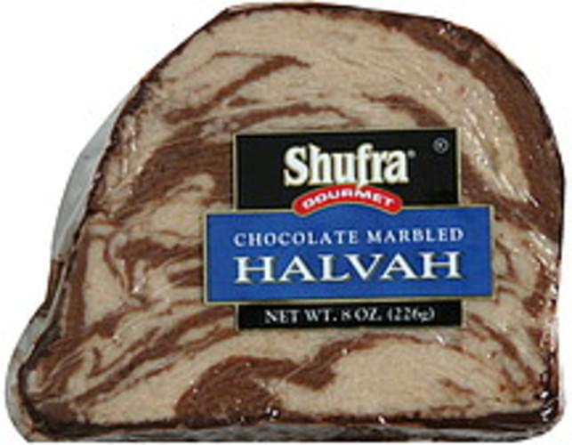 Shufra Chocolate Marbled Halvah 8 oz, Nutrition Information Innit